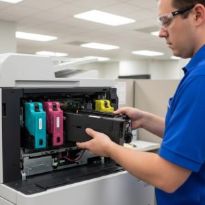 بازرسی و تعویض کارتریج تونر