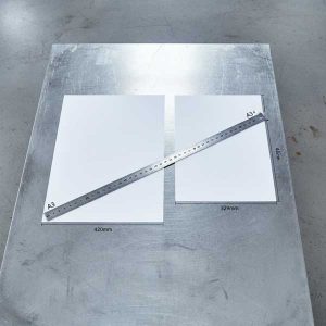 تفاوت ابعاد کاغذ A3 و A3 پلاس در چاپ دیجیتال